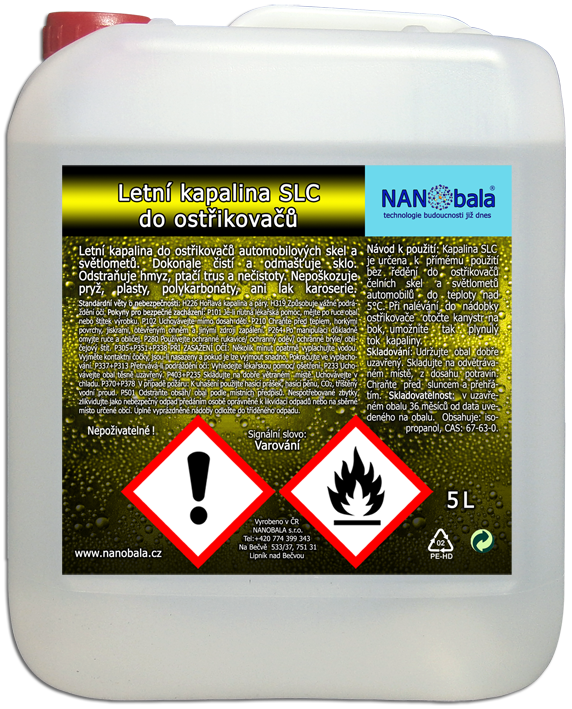 Letní kapalina do ostřikovače SLC