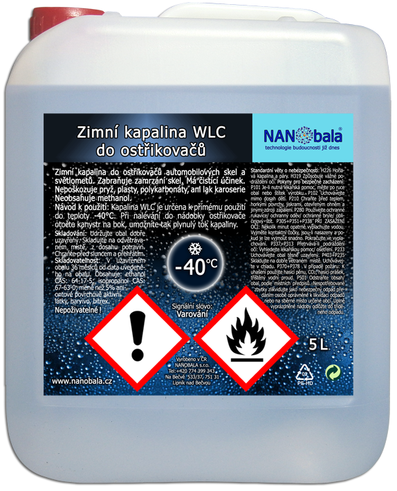 Zimní kapalina do ostřikovače WLC